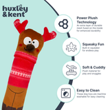 Huxley & Kent Fetchies Ricky Reindeer Dog Toy - Small