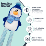 Huxley & Kent Lankies Pippin Penguin Dog Toy - Large