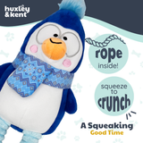 Huxley & Kent Lankies Pippin Penguin Dog Toy - Large