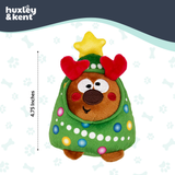 Huxley & Kent Tiny Tuff Rocky Around Tree Dog Toy