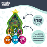 Huxley & Kent Hunt 'N Squeak X-Mas Tree Dog Toy