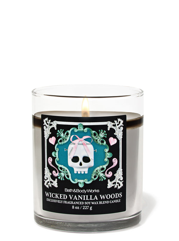 Bath & Body Works Single Wick Candle - Wicked Vanilla Woods