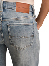 Lucky Brand Womens Mid Rise Sweet Wide Leg Jeans
