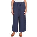 Ruby Rd. Womens Pull On Wide Leg Pants