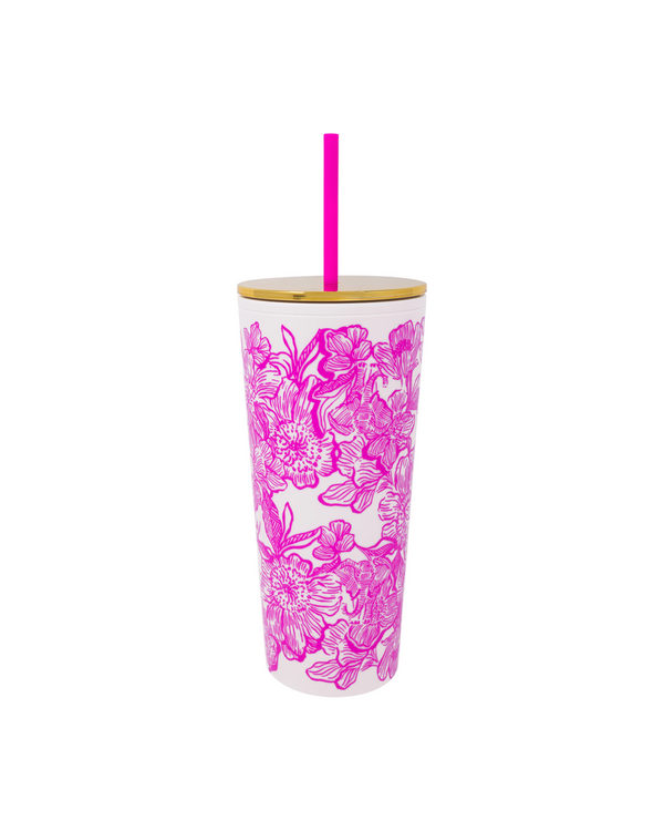 Lilly Pulitzer Tumbler With Straw