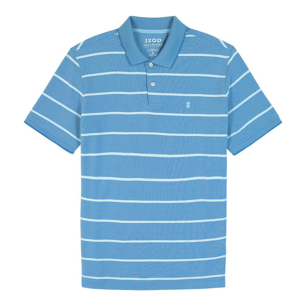 IZOD Mens Advantage Pique Performance Short Sleeve Polo Shirt