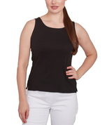Ruby Rd. Womens Cotton Rib Knit Tank Top