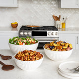 Nordic Ware 3-Piece Prep & Serve Mixing Bowl Set