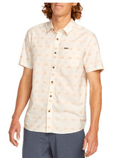 Volcom Mens Stackstone Woven Short Sleeve Button Down Shirt