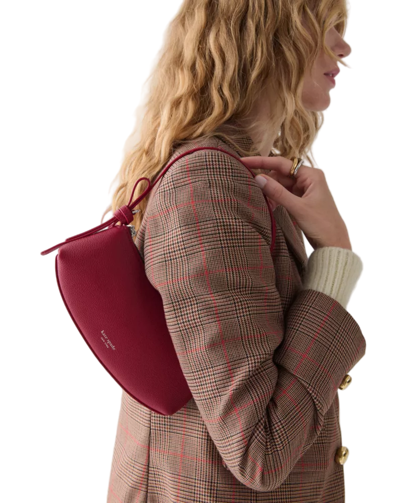 Kate Spade Loop Leather Pouchette Shoulder Handbag