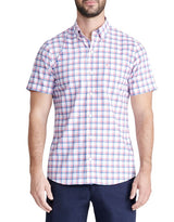 IZOD Mens Sorona Short Sleeve Button Down Shirt