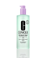 Clinique All About Clean Liquid Facial Soap - Dry To Dry Combination - 13.5 oz.