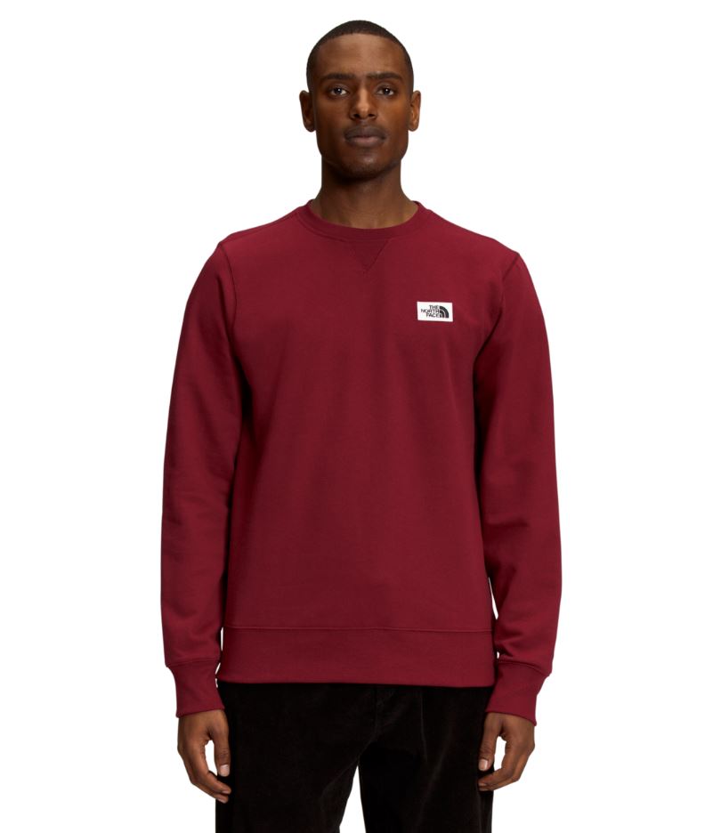 The North Face Mens Heritage Patch Fleece Long Sleeve Crewneck