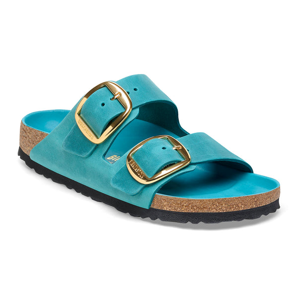 Birkenstock Womens Arizona Big Buckle Oiled Leather Sandals - Medium/Narrow