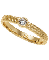 Lauren Ralph Lauren Cubic Zirconia Herringbone Ring - Size 7