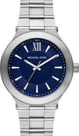 Michael Kors Mens Billie Silver-Tone Watch
