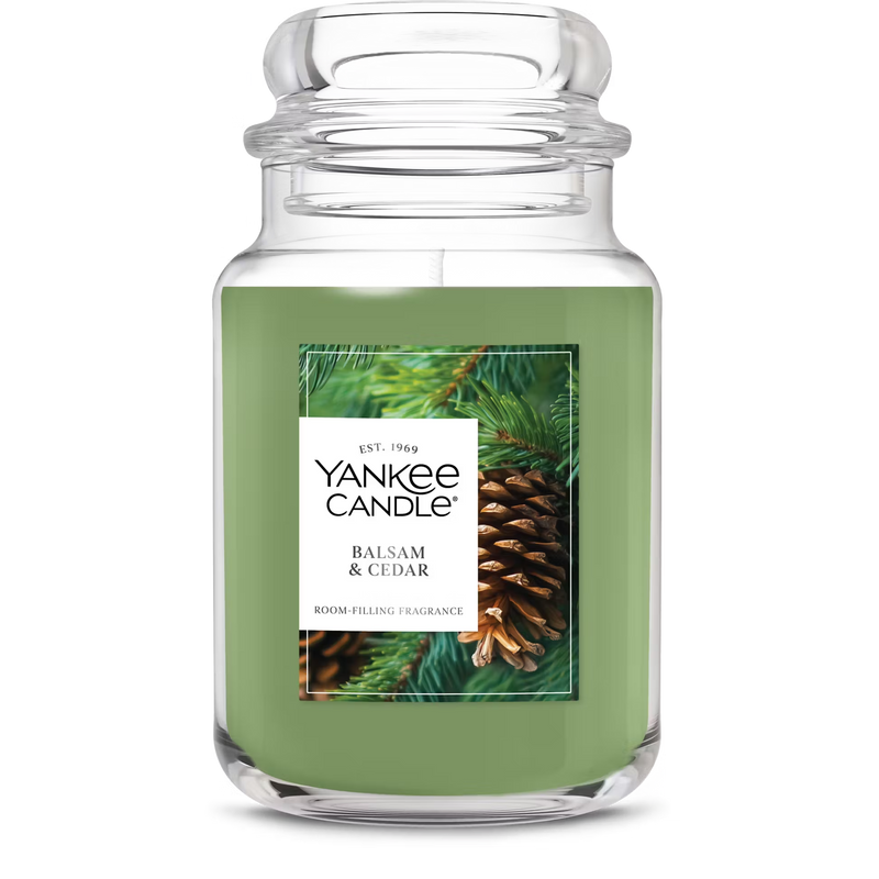 Yankee Candle Original Large Jar Candle - Balsam & Cedar