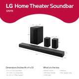 LG 5.1.1ch  HR Soundbar DTS X -Rear Speaker PKG