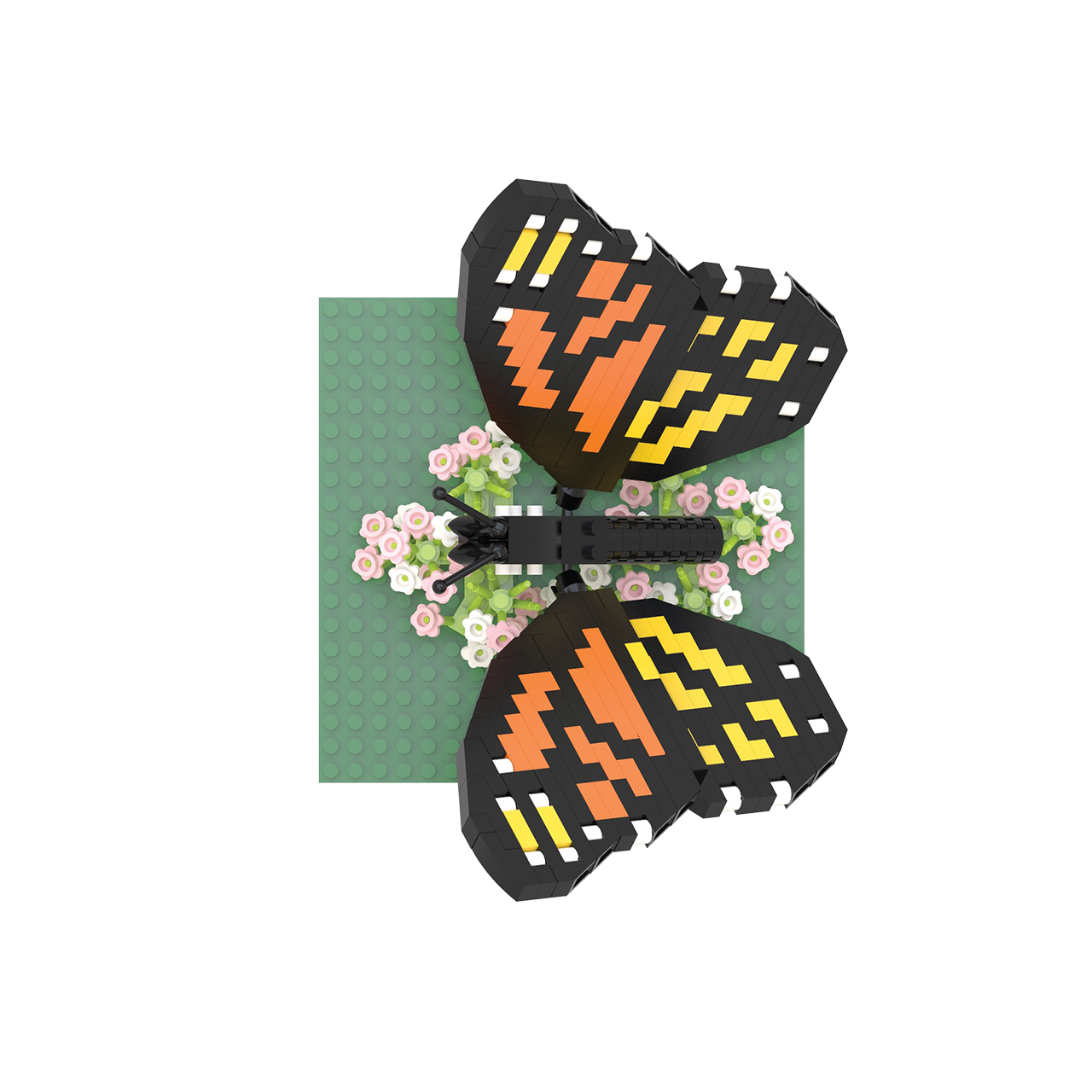 Impact Photographics Monarch Butterfly Mini Building Blocks Set