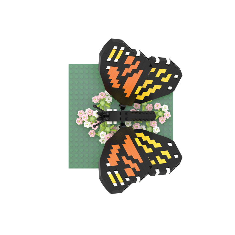 Impact Photographics Monarch Butterfly Mini Building Blocks Set