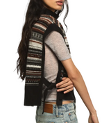 Lucky Brand Womens Mock Neck Sweater Vest