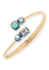 Lauren Ralph Lauren Double Blue Stone Bypass Cuff Bracelet