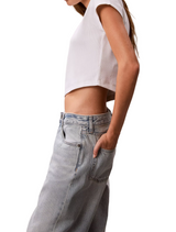 Calvin Klein Womens 90s Straight Lightweight Jeans