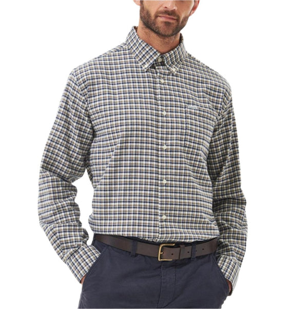 Barbour Mens Tanlaw Checked Long Sleeve Shirt