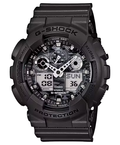 Casio Mens G-Shock GA-100CF-8A Analog Digital Watch