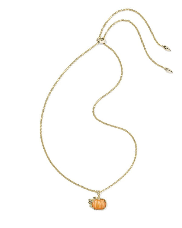 Kendra Scott Pumpkin Long Pendant Necklace