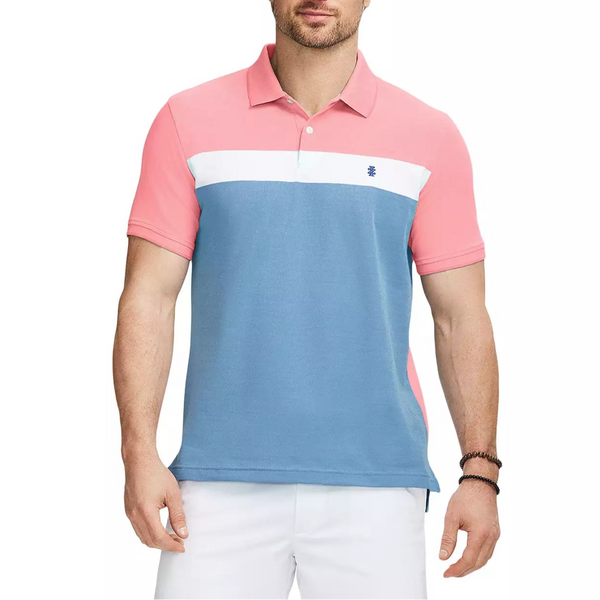 IZOD Mens Advantage Pique Performance Short Sleeve Polo Shirt