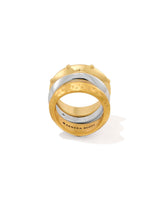 Kendra Scott Oakland Mixed Metal Ring - Set of 3 - Size 7