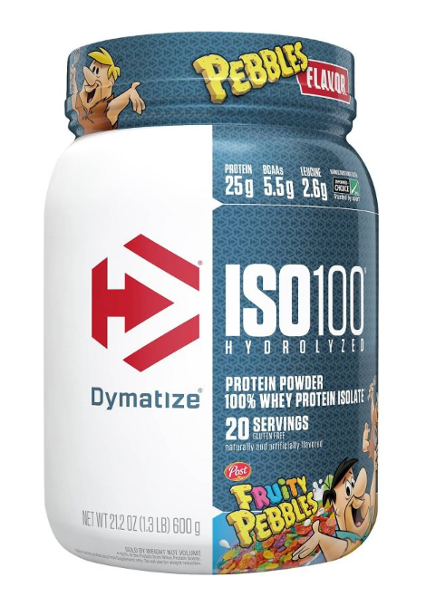 Dymatize ISO-100 Hydrolyzed Whey Protein Powder - Fruity Pebbles - 1.3 lb.