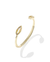 Kendra Scott Ophelia Gold Cuff Bracelet - Iridescent Abalone
