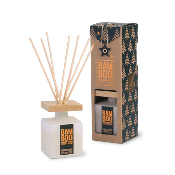 Heart & Home Bamboo Welcoming Evening Fire Diffuser