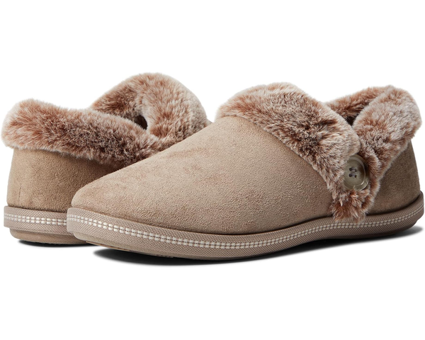 SKECHERS Womens Cozy Campfire Fresh Toast Slipper Shoes
