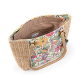 Sakroots Meadow Straw Tote Handbag