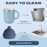 asobu Happy Hat Mug - Beanie Blue