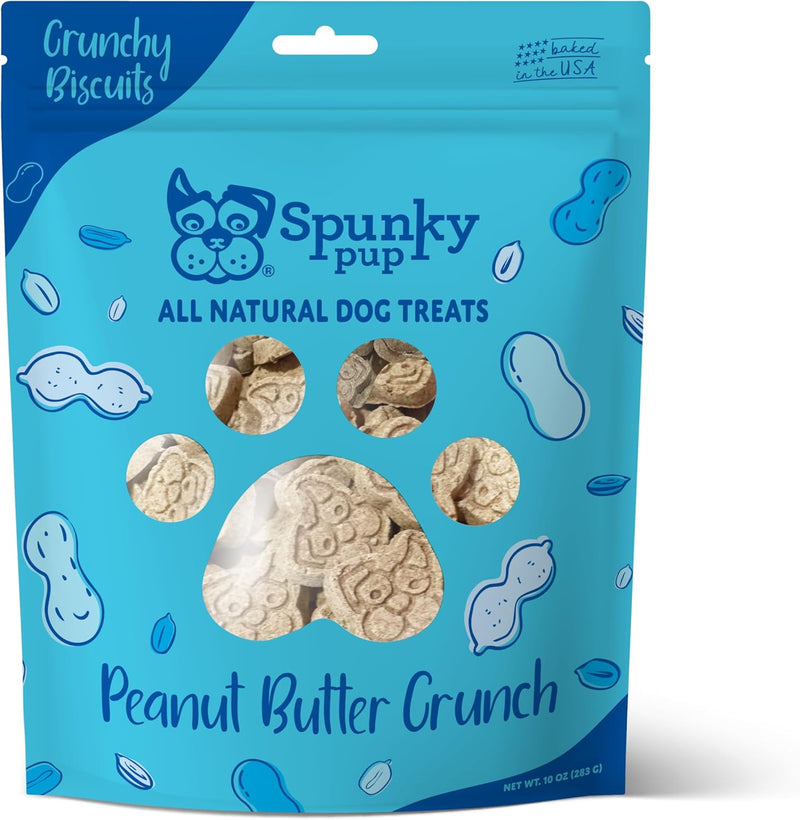 Spunky Pup Crunchy Biscuit Treats - Peanut Butter Crunch