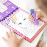Melissa & Doug On the Go Water Wow! Reusable Water-Reveal Activity Pad - Makeup and Manicures