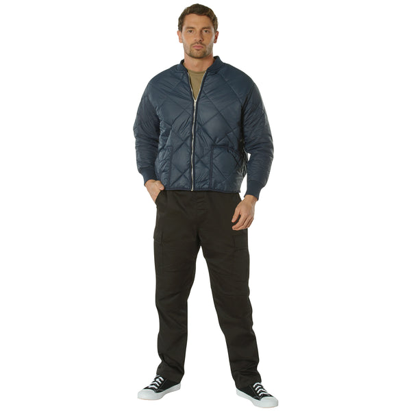 Rothco Men's Diamond Quilted Nylon Flight Jacket - 3XL
