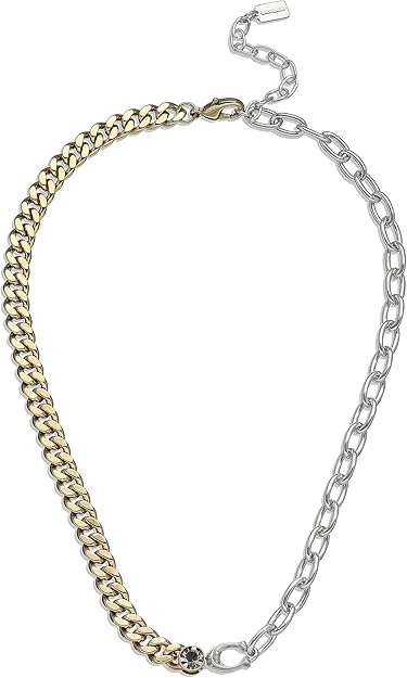 Coach Signature Mixed Chain Necklace - Two-Toned