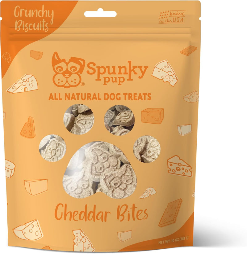 Spunky Pup Crunchy Biscuit Treats - Cheddar Bites