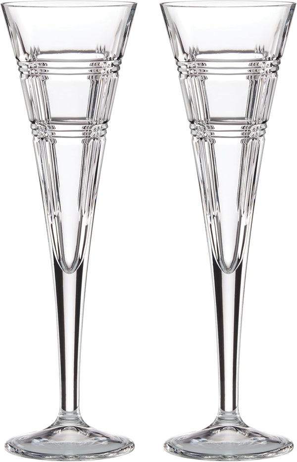 Lenox Reed & Barton Crystal Hudson Toasting Flute Set - 2 pc