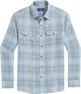 Vineyard Vines Mens Plaid Chiller Double Cloth Long Sleeve Shirt