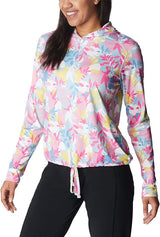 Columbia Womens Summerdry Long Sleeve Printed Hoodie Sweatshirt