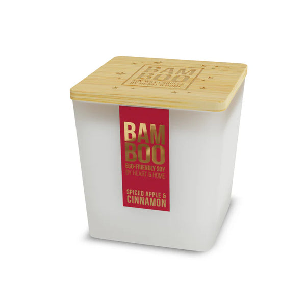 Heart & Home Bamboo Spiced Apple & Cinnamon Large Candle