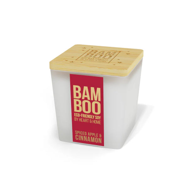 Heart & Home Bamboo Spiced Apple & Cinnamon Small Candle