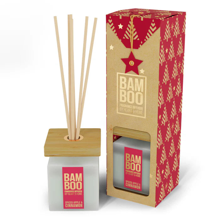 Heart & Home Bamboo Spiced Apple & Cinnamon Diffuser