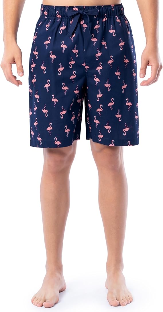 IZOD Mens Flamingo Pajama Shorts